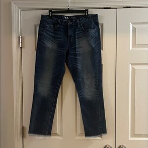 Mossimo Dark Blue Ankle Jeans